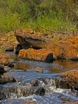 flowing water