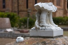 broken statue