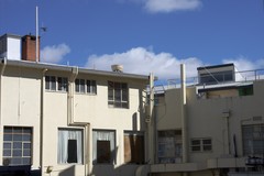 behind the facade
