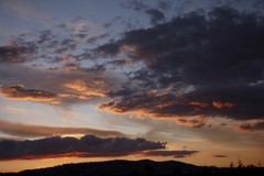 fiery sky
