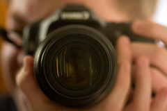 hidden behind the lens